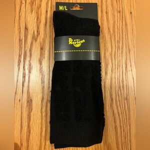 Dr. Martens DNA Sock Black M/L Unisex New